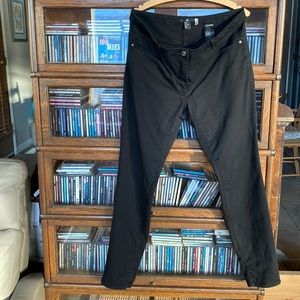 H&M Stretchy Skinny Pants/leggings Black Size 12